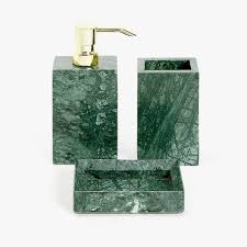 Black And White Marble Bathroom Set Image Of The Product Marble Bathroom Set Marble Bathroom Marble Bathroom Accessories Green Bathroom