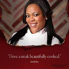 Hell S Kitchen Kashia Zollicoffer Age 23 Hometown Carthage Ms Occupation Line Cook Status On Hell S Kitchen Still In The Kitchen Signature Dish New York Strip And Blue Cheese Crab Butter With