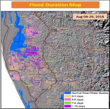 Mapping the flood is very important for future references and planning. Flood Inundation Kerala Isro