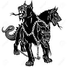 Maybe you would like to learn more about one of these? Cerberus Hellhound Mythological Three Headed Dog The Guard Of Entrance To Hell Hound Of Hades Isolated Tattoo Style Black And White Vector Illustration Royalty Free Cliparts Vectors And Stock Illustration Image 135614029