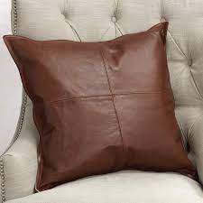 A perfect gift for father's day, graduates, groomsmen, business travelers and vacationers. Brown Leather 22 Square Decorative Pillow 21y70 Lamps Plus