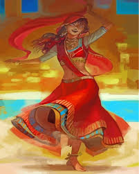 Maybe you would like to learn more about one of these? Indian Girl Dancing Paint By Number Numpaint Paint By Numbers