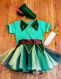 Peter Pan Robin Hood Inspired Tutu Costume Set Girl Peter Pan Costume Costume For Kids Hallo Peter Pan Costume Peter Pan Costume Kids Kids Costumes Girls