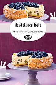 Heidelbeer Vanillecreme Torte Rezept Vanillecreme Torte Vanillecreme Backrezepte Fur Kinder