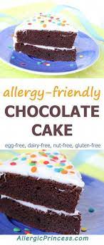 Egg Free Dairy Free Nut Free Gluten Free Chocolate Cake Allergic Princess Recipe Gluten Free Chocolate Cake Egg Free Cakes Dairy Free Chocolate Cake