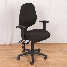 Summit teak stacking armchair in taupe. Summit T551adj Black Office Chair