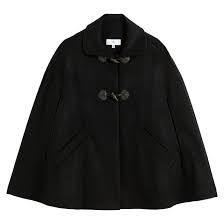 Soeur x la redoute collections. Wool Mix Short Cape Black La Redoute Collections La Redoute