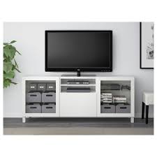 Besta Tv Bank Mit Schubladen Lappviken Sindvik Klarglas Weiss 180x40x74 Cm Heute Noch Kaufen Ikea Deutschland Tv Unit Ikea Entertainment Units Tv Bench