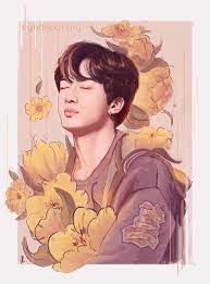 Spring day ~ #방탄소년단 #bts #army #bangtansonyeondan #bangtanboys #rm #rapmonster #jin #worldwidehandsome #suga #agustd #minsuga #jhope #goldenhyung #jimin #v #jungkook #goldenmaknae. Jin Bts Art Bts Fanart Fan Art Bts Drawings