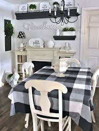Black And White Farmhouse Kitchen Decor Simple Christmas Decor With Updated Farmhouse Kitchen Farmhouse Dining Room Modern Kitchen Wall Decor Kitchen Wall Decor Farmhouse