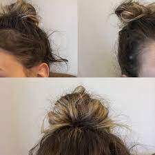 Low messy bun for thin hair. Finally Found A Messy Bun Tutorial To Make My Bun Full Of Volume Any Advice On Taming This Frizz And Baby Hairs My Hair Is Thin And Fine For Reference Femalehairadvice