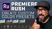 Powerful tools let you quickly create videos that look and sound professional, just how you want. Adobe Premiere Rush Easy Color Correcting For Mobile Adobe Creative Cloud Youtube