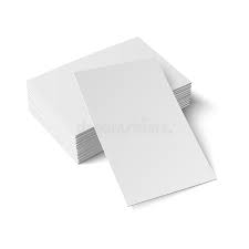 There are also various card stock thicknesses and paper finishes, allowing for additional customization. Stack Of Blank Business Card Stock Vector Illustration Of Detailed Object 36752017
