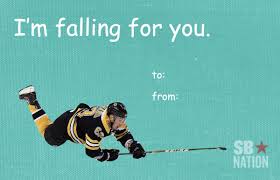Visby satt fortfarande kvar på gotlandsfärjan i matchens allra första minut då #22 iva. Send These Hockey Valentine S Day Cards To Your Loved Ones Sbnation Com