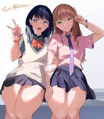 takarada rikka and minami yume (gridman universe and 1 more) drawn by  sakamoto_(ojiojiojisanda) | Danbooru