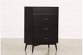 Alton Black California King Platform Bed Black Chest Of Drawers Furniture For Small Spaces Drawers