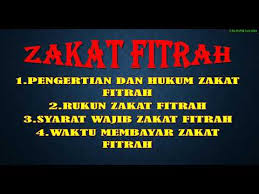 Zakat ftrah dinamakan juga dengan shadaqah fitrah. Materi Fikih Zakat Fitrah Youtube