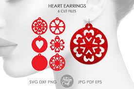 Download Download Free Svg Cut Files Earrings Png PSD Mockup Templates