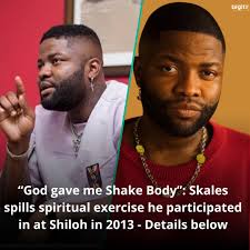 Rapper Skales has recounted his experience at a Christian event, Shiloh,  that birthed his hit song Shake Body, which was recently made popular by  footballer Lamine Yamal. Details in the comments. Credit: