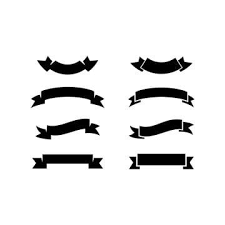 Golden Ribbon And Banner Set Gold Price Ribbon Png And Vector With Transparent Background For Free Download Black Banner Ribbon Png Vintage Ribbon Banner