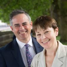 Caroline Lucas and Jonathan Bartley