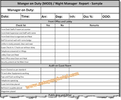 Psikogram hasil pemeriksaan psikologi bidang intelektual. Manager On Duty Mod Report Night Manager Checklist