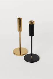 Kerzenhalter Schwarz Goldfarben Home All H M De 2 Kerzenhalter Gold Kerzenhalter Kerzen