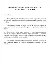 Also, learn what to do when employers refuse to verify employment. Free 10 Temporary Employment Contract Samples In Pdf Ms Word Google Docs Pages