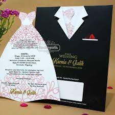 Pin Oleh Kedaigrafis Di Wedding Card Kartu Pernikahan Undangan Pernikahan Kartu
