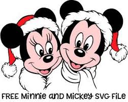 Download Free Minnie And Mickey Svg File Www My Designs4you Com Cartoon Clip Art Free Cartoon Clipart Disney Christmas PSD Mockup Templates