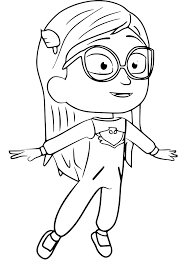 C'est dans des cours de dessin et des ateliers arts plastiques que j'ai animé que l'on a fait la plupart des réalisations que vous. Coloriage Pyjamasques Amaya A Imprimer