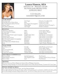 When writing your experience section, keep in mind that it's more important to show rather than tell. 8 Acting Resume Ideas Acting Resume Resume Acting Resume Template