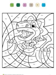 Une jour que son esprit fonctionne d'une tangible allure, cela le mènera à un gain rare. Coloriages Magiques Multiplications Page 1