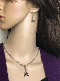 Celtic Mother & Daughter Knot Pendant (s301) Irish, Scottish, Welsh,  Trinity Mother's Necklace