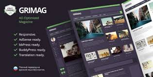 Grimag V1 2 2 Ad Adsense Optimized Magazine Wordpress Theme Magazine Theme Wordpress Wordpress Optimization