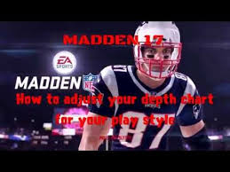 Madden 17 Adjust Your Depth Chart For Your Play Style