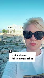 The lost statue of Athena Promachos #acropolis #athens #athena  #greekhistory #ancientmedstudies #greekreligion #learnontiktok  #ancientgreece