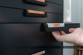 Once that is done, you should be able to pull the drawer out with ease. Ikea Alex Labeling System Clever Creations