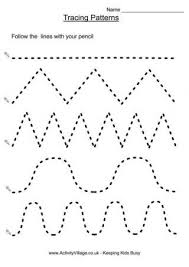 When signing into the class or during morning work, students can practice writing vertical lines, horizontal lines, curved lines, diagonal lines, and shapes instead of focusing on letter formation. Tracing Shapes