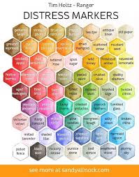 Distress Markers Color Chart Google Search Crafty Stuff