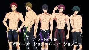 Haruka Makoto Rin Asahi And Ikuya Free Dive To The Future Free Iwatobi Swim Club Free Anime Free Iwatobi