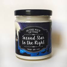 Second Star To The Right Candle Disney Decor Peter Pan Disney Disney Candles