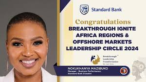 Congratulations to you the leaders from the Standard Bank Breakthrough…