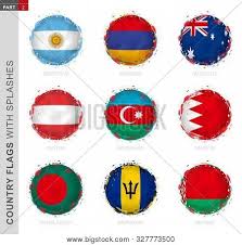 A red upper strip and a green lower strip that occupy two thirds and one third of the width of the flag, respectively. Flag Collection Vector Photo Free Trial Bigstock