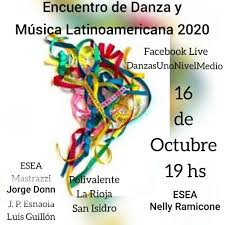 77 видео 1 222 214 просмотров обновлен 4 дек. Encuentro De Danza Y Musica Latinoamericana 2020 Nivel Terciario Eseam J P Esnaola