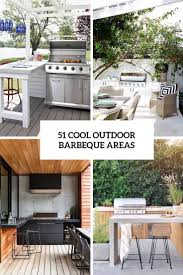 Outdoor bbq's | best outdoor bbq kitchen on barbecue islands by surrounding elements. 51 Cool Outdoor Barbeque Areas Digsdigs