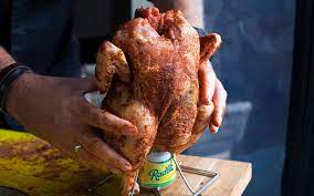 Big Green Egg Beer Can Chicken