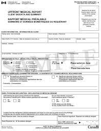 Imm 1017b Up Front Medical Report Form Inside Medical Report Form Report Template Graphic Design Templates Medical