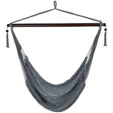 Check spelling or type a new query. Sunnydaze Modern Boho Style Soft Spun Polyester Rope Hanging Caribbean Xl Hammock Chair Swing Gray Target