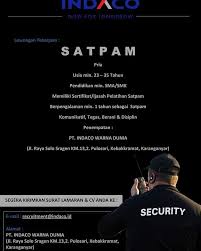 Maybe you would like to learn more about one of these? Loker Satpam Untuk Pt Indaco Warna Infolokersoloraya Facebook